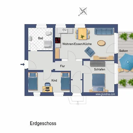 Апартаменты Haus Ardenne 03 Херингсдорф